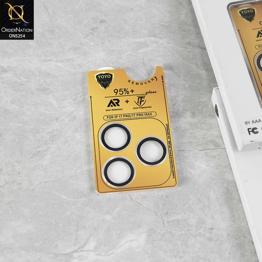 iPhone 17 Pro Camera Protector -Titanium White- YoYo New Eagle Eye Lens Protector 3D Multi Film
