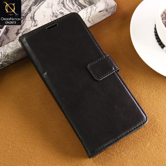 Samsung Galaxy S20 Ultra Cover - Black - Shockproof Leather Magnetic Kickstand Wallet Flipbook With Card Holder Slots Case