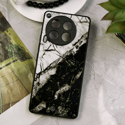 Tecno Camon 30 Cover - Design 85 - New Shiny Tempered Glass Soft Borders Case