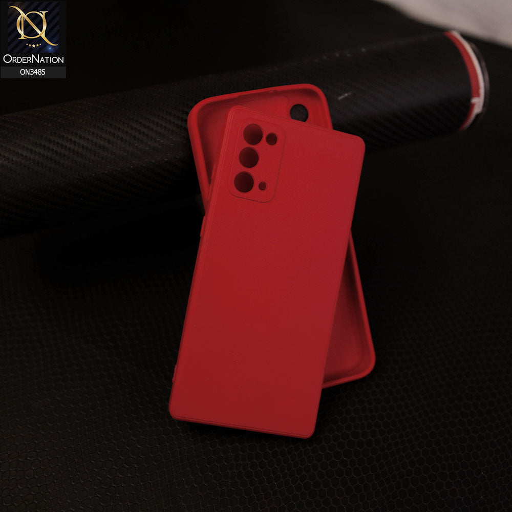 Samsung Galaxy Note 20 Ultra Cover - Dark Red - ONation Silica Gel Series - HQ Liquid Silicone Elegant Colors Camera Protection Soft Case