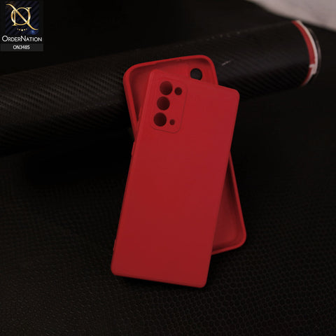Samsung Galaxy Note 20 Ultra Cover - Dark Red - ONation Silica Gel Series - HQ Liquid Silicone Elegant Colors Camera Protection Soft Case