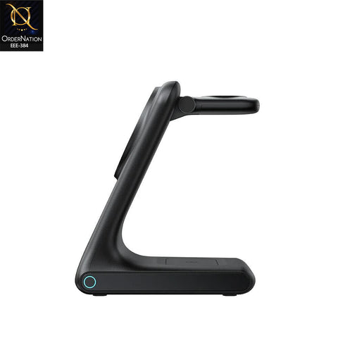 JOYROOM 3-in-1 Magnetic Wireless Charging Station Fast Charging Stand for Phone, Smart Watch and Earbuds