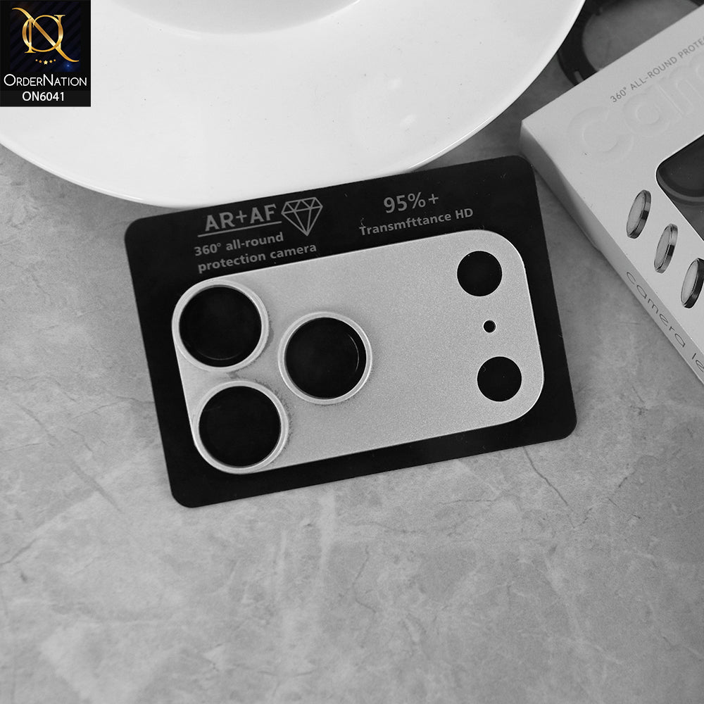 iPhone 17 Pro Max - Silver - New Premium AR+Af Camera Lens And Sheet