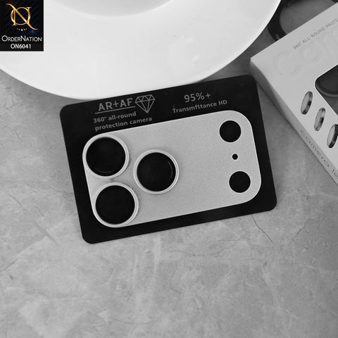 iPhone 17 Pro Max - Silver - New Premium AR+Af Camera Lens And Sheet