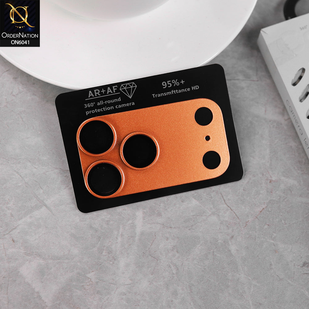 iPhone 17 Pro Max - Orange - New Premium AR+Af Camera Lens And Sheet