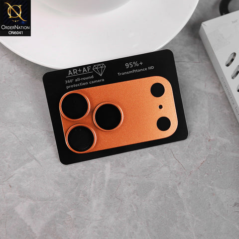 iPhone 17 Pro Max - Orange - New Premium AR+Af Camera Lens And Sheet