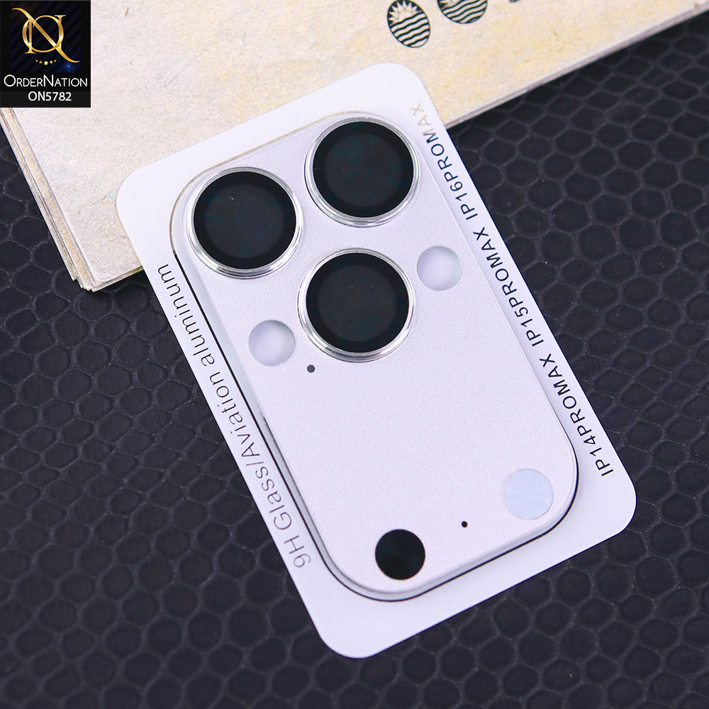 iPhone 15 Pro Max - Silver - New Premium AR+Af Camera Lens And Sheet