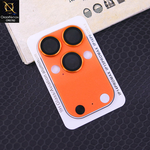 iPhone 15 Pro Max - Orange - New Premium AR+Af Camera Lens And Sheet