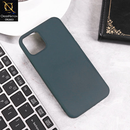 iPhone 12 Mini Cover - Green - New Fashion Style Candy Colour Soft Case