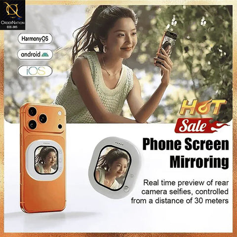 T30 Real-Time Preview Magnetic Selfie Monitor – Wireless Screen Mirroring Display for iPhone & Android