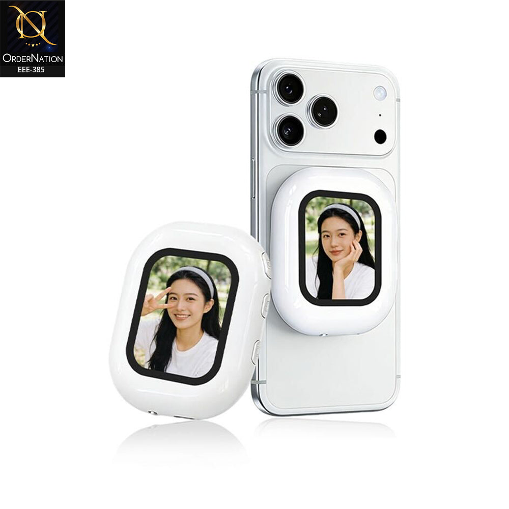 T30 Real-Time Preview Magnetic Selfie Monitor – Wireless Screen Mirroring Display for iPhone & Android