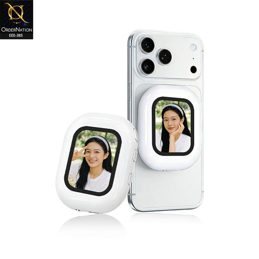T30 Real-Time Preview Magnetic Selfie Monitor – Wireless Screen Mirroring Display for iPhone & Android