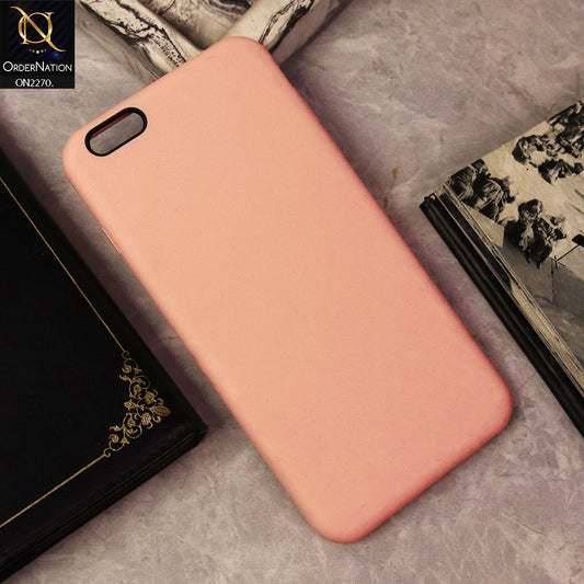 iPhone 6s Plus / 6 Plus Cover - Pink- Design 1 - Silicon Matte Candy Color Soft Case