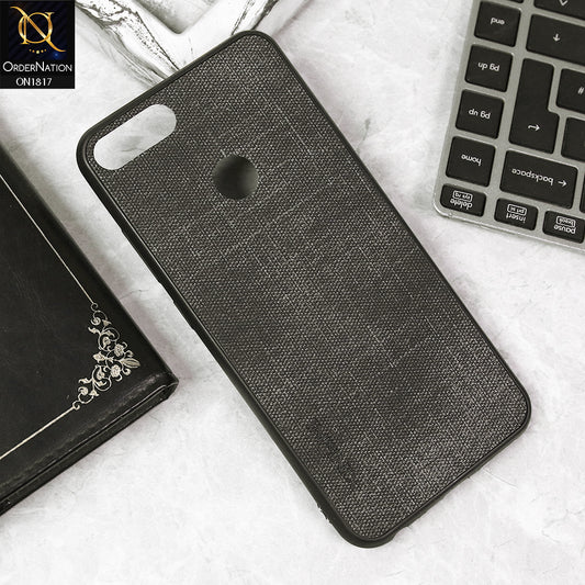 Infinix Hot 6 Pro Cover - Gray - Soft Fabric Textutre TPU Case