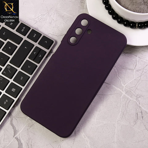 Samsung Galaxy A15 5G Cover - Deep Purple - Matte Shockproof Sillica Gel Soft Case