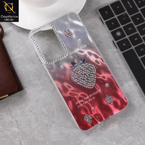 Samsung Galaxy A56 Cover - Design 1 -  3D Shinny Case With Camera Protection Soft Border Case