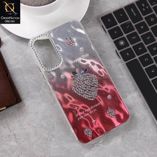 Samsung Galaxy A34 5G Cover - Design 1 -  3D Shinny Case With Camera Protection Soft Border Case