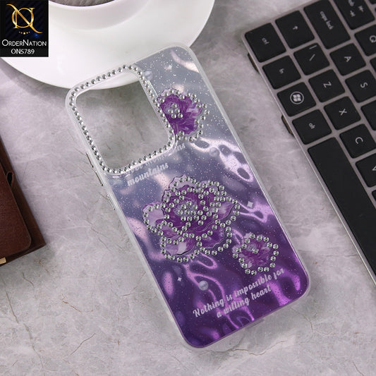 Samsung Galaxy A56 Cover - Design 3 -  3D Shinny Case With Camera Protection Soft Border Case