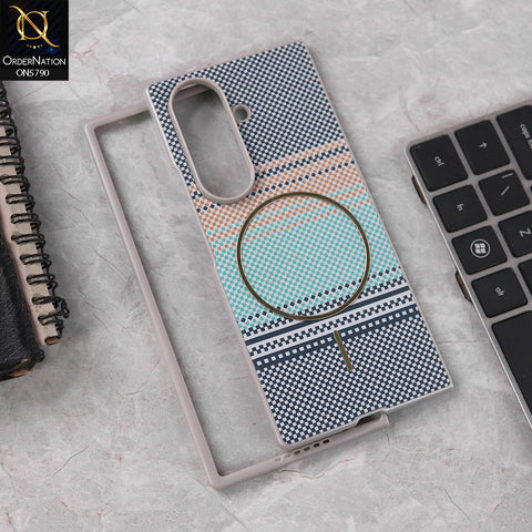 Samsung Galaxy Z Fold 7 5G Cover - Gray  - Carbon Fiber Texture Design Protective Case