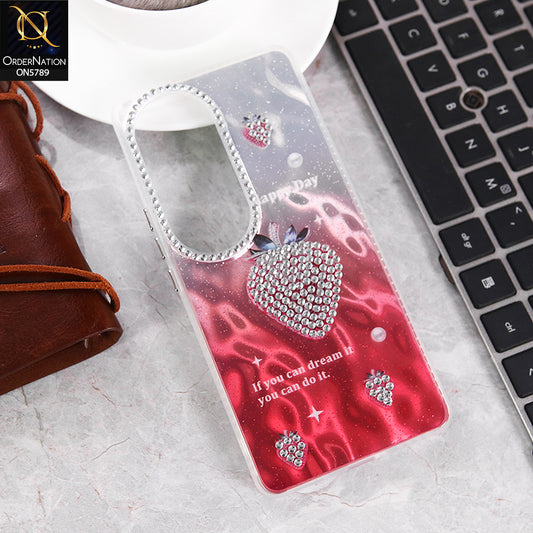 Vivo V40 Cover - Design 1 -  3D Shinny Case With Camera Protection Soft Border Case