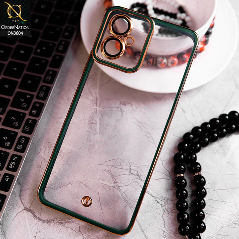 Tecno Camon 19 Neo Cover - Green - New Electroplated Side Borders Camera And Lense Protection Case