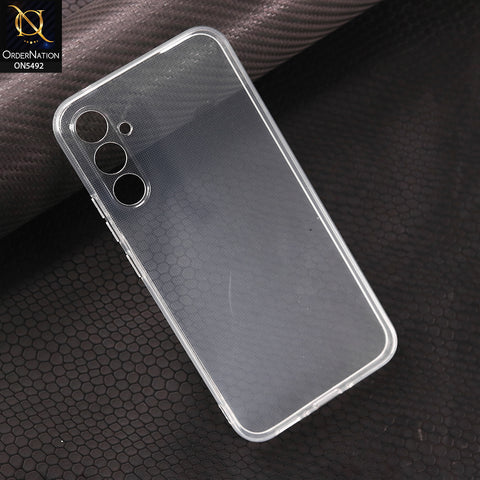 Samsung Galaxy A25 5G-Transparent-Soft 4D Design Shockproof Silicone Clear Case