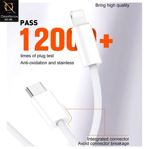 LDNIO LC902I 30W USB-C to Lightning Fast Charging Data Cable 2M for iPhone & iPad