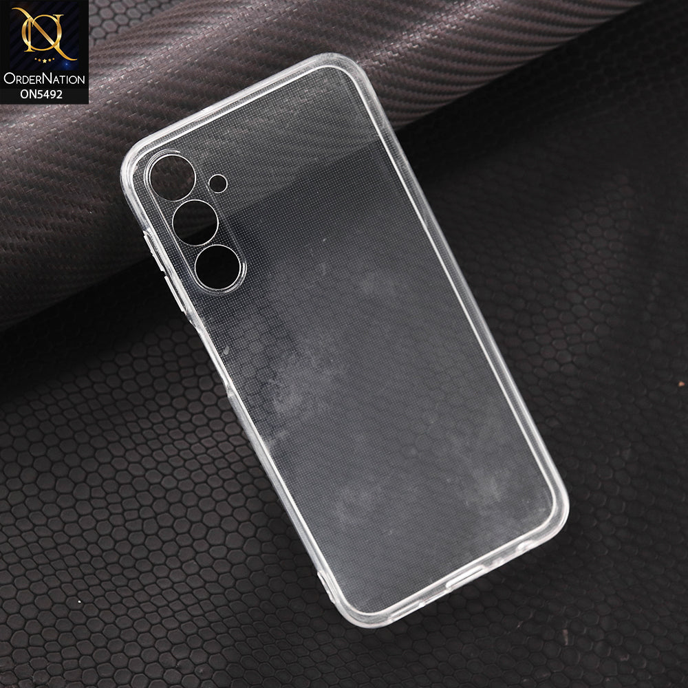 Samsung Galaxy A14-Transparent-Soft 4D Design Shockproof Silicone Clear Case