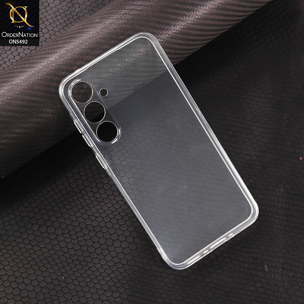 Samsung Galaxy S25 Plus-Transparent-Soft 4D Design Shockproof Silicone Clear Case