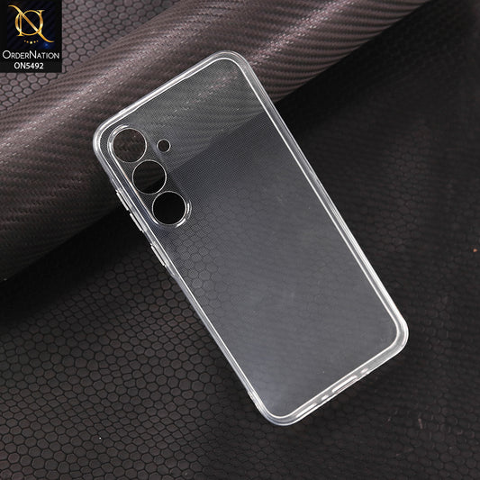 Samsung Galaxy S25 Plus-Transparent-Soft 4D Design Shockproof Silicone Clear Case