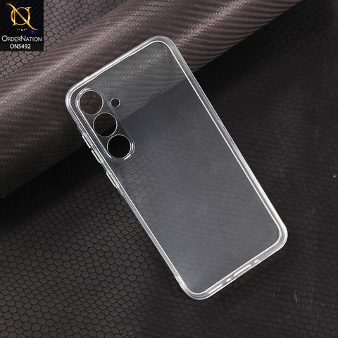 Samsung Galaxy S25 Plus-Transparent-Soft 4D Design Shockproof Silicone Clear Case