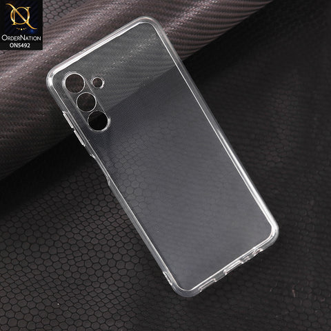 Samsung Galaxy A23-Transparent-Soft 4D Design Shockproof Silicone Clear Case