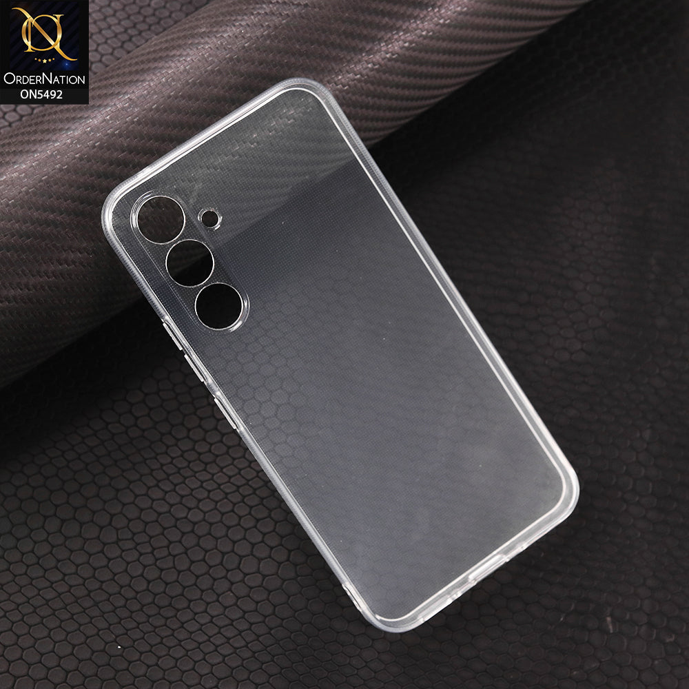 Samsung Galaxy A54-Transparent-Soft 4D Design Shockproof Silicone Clear Case