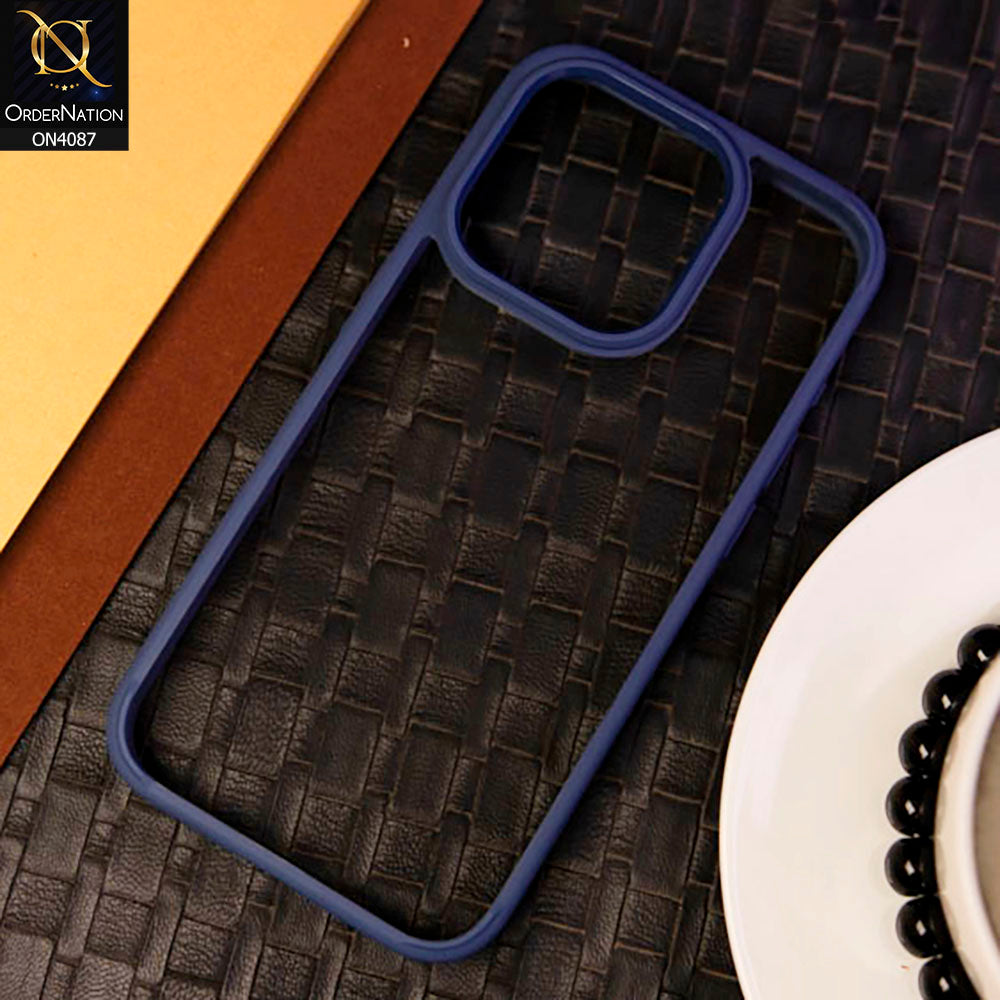 iPhone 15 Pro Cover - Blue - Ultra Hybrid Designed Anti-Yellowing Soft Case