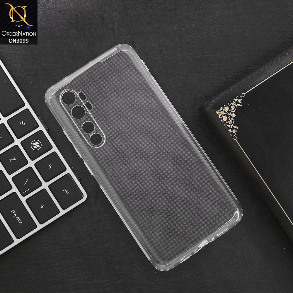 Xiaomi Mi Note 10 Lite Cover - Soft 4D Design Shockproof Silicone Transparent Clear Camera Protection Case