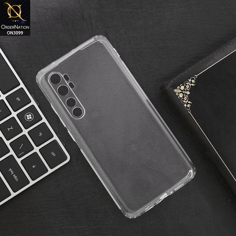 Xiaomi Mi Note 10 Lite Cover - Soft 4D Design Shockproof Silicone Transparent Clear Camera Protection Case
