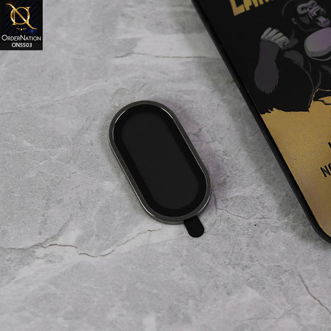 Samsung Galaxy M07 Lense - Black - New Lens Metal Frame Tempered Glass Camera Protector