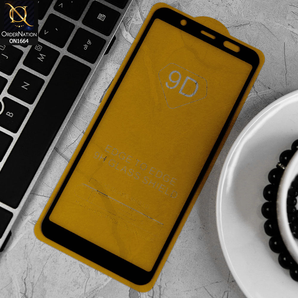 Samsung Galaxy J8 2018 Cover - Black - Xtreme Quality 9D Tempered Glass With 9H Hardness