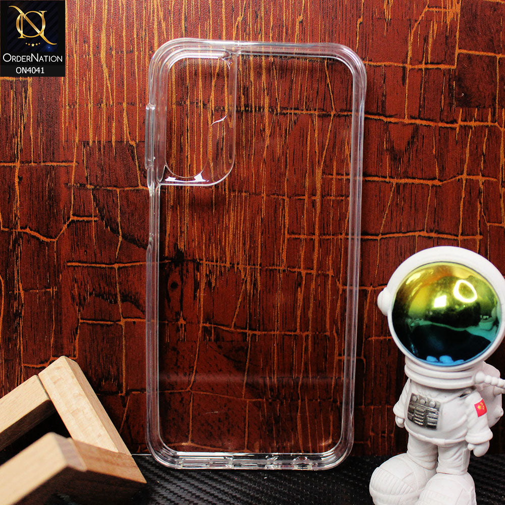 Samsung Galaxy A54 5G Cover - Transparent - New Clear Soft + Hard Double Body Camera & Screen Protection Case