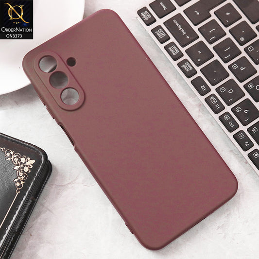 Samsung Galaxy A26 Cover - Burgundy - Soft Shockproof Sillica Gel Camera Protection Case