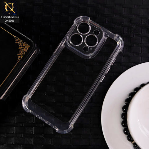 iPhone 15 Pro Max Cover - Transparent - Super Four-Corner Shockproof Phone Case