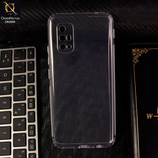 Vivo V17 Cover - Soft 4D Design Shockproof Silicone Transparent Clear Camera Protection Case