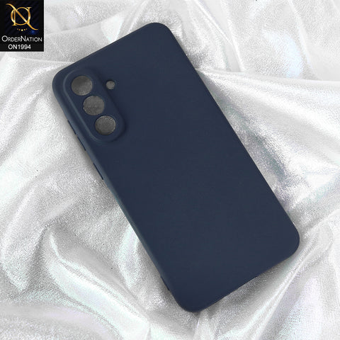 Samsung Galaxy A36 - Blue-  Matte Shockproof Sillica Gel Soft Case