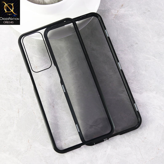 Samsung Galaxy A16 5G Cover - Black - Luxury HQ Privacy Magnetic Matel Frame Dual Side Tempered Glass Case