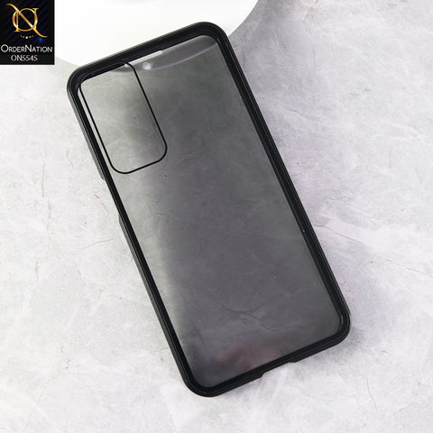Samsung Galaxy A16 5G Cover - Black - Luxury HQ Privacy Magnetic Matel Frame Dual Side Tempered Glass Case