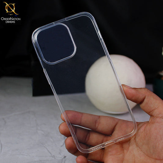 iPhone 15 Pro Cover - Transparent - Berlia Clear Soft Silicon Case With Camera Protection