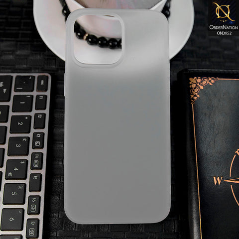 iPhone 15 Pro Max Cover - Frosted Clear - KZDOO Air Skin Case