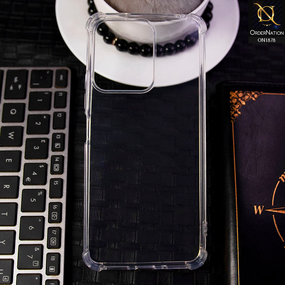 Xiaomi Redmi 13C Cover - Soft 4D Design Shockproof Silicone Transparent Clear Case