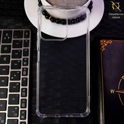 Xiaomi Redmi 13C Cover - Soft 4D Design Shockproof Silicone Transparent Clear Case