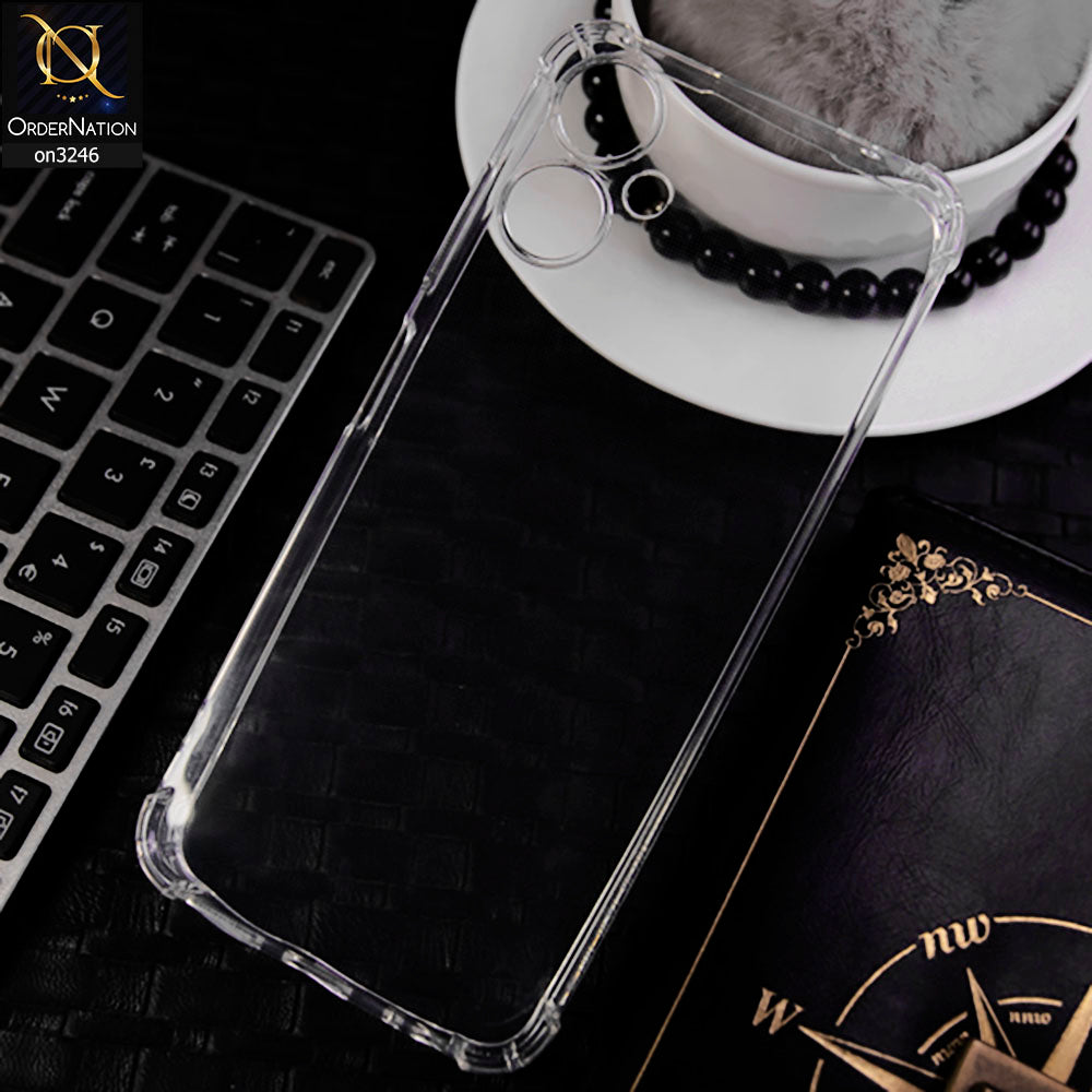 Sparx Neo 7 Ultra Cover - Transparent - Soft 4D Design Shockproof Silicone Transparent Clear Camera Protection Case